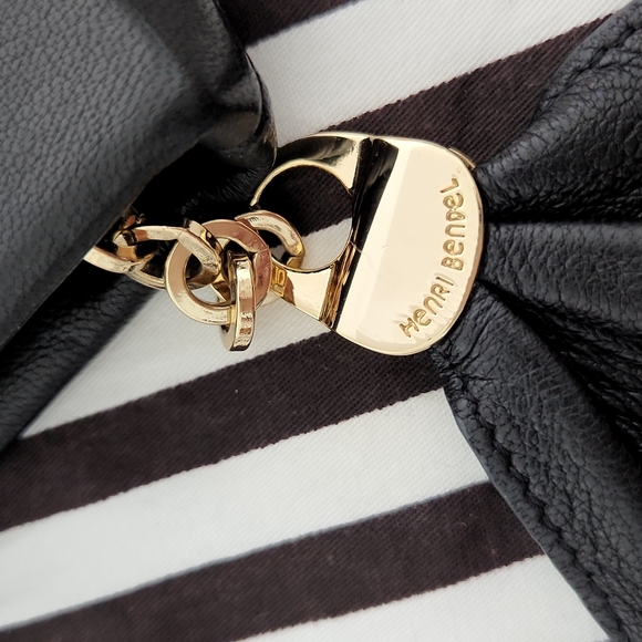 Henri Bendel Leather Evening Clutch Bag NWOT - Picture 2 of 5